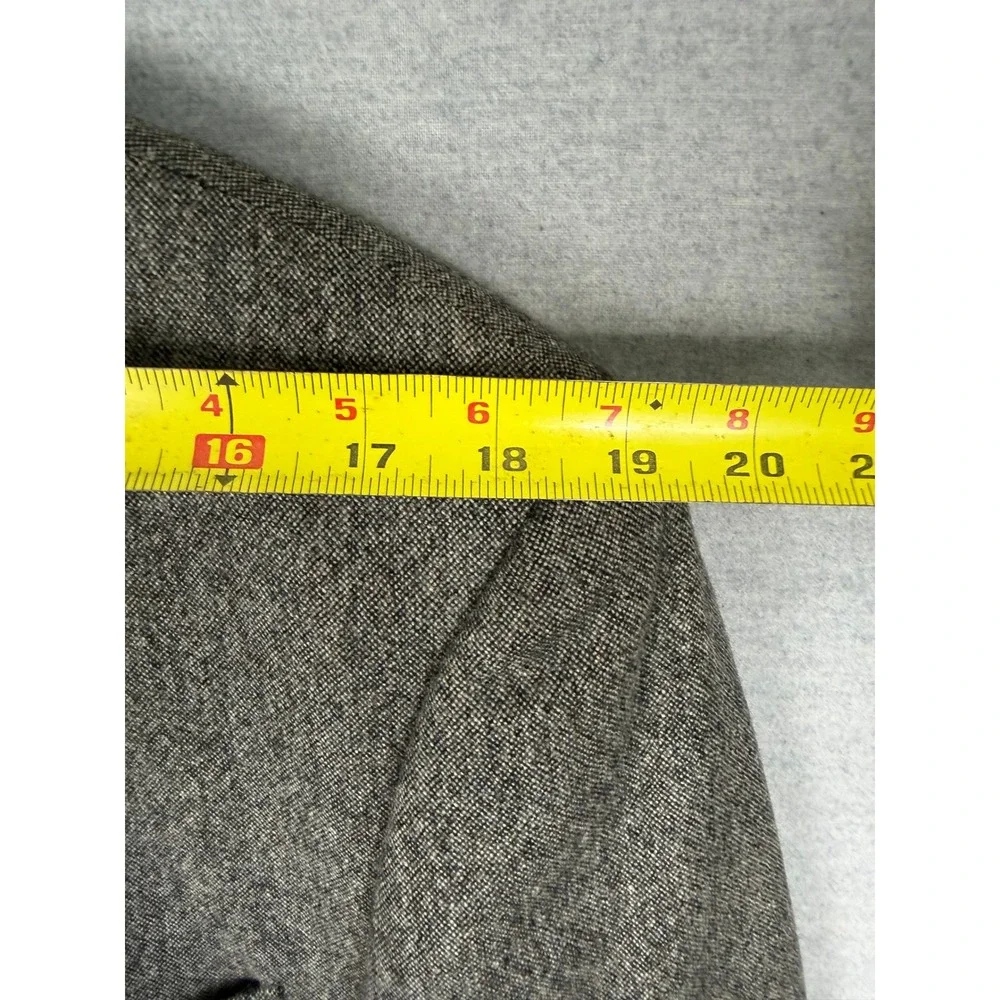 Joseph Abboud Saks Fifth Avenue Mens 2pc Suit Grey Wool 40R‎ 33x32 Tweed Blazer